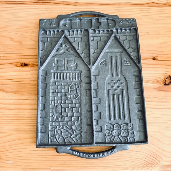 Vintage Kitchen Vintage John Wright Cast Iron Gingerbread House